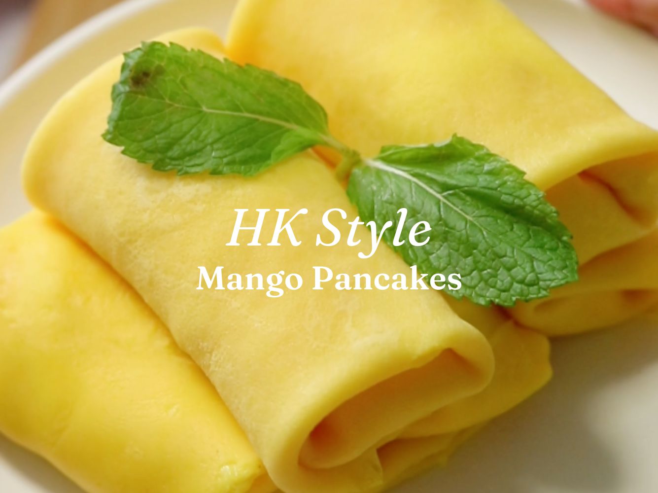 HK Style Mango Pancakes