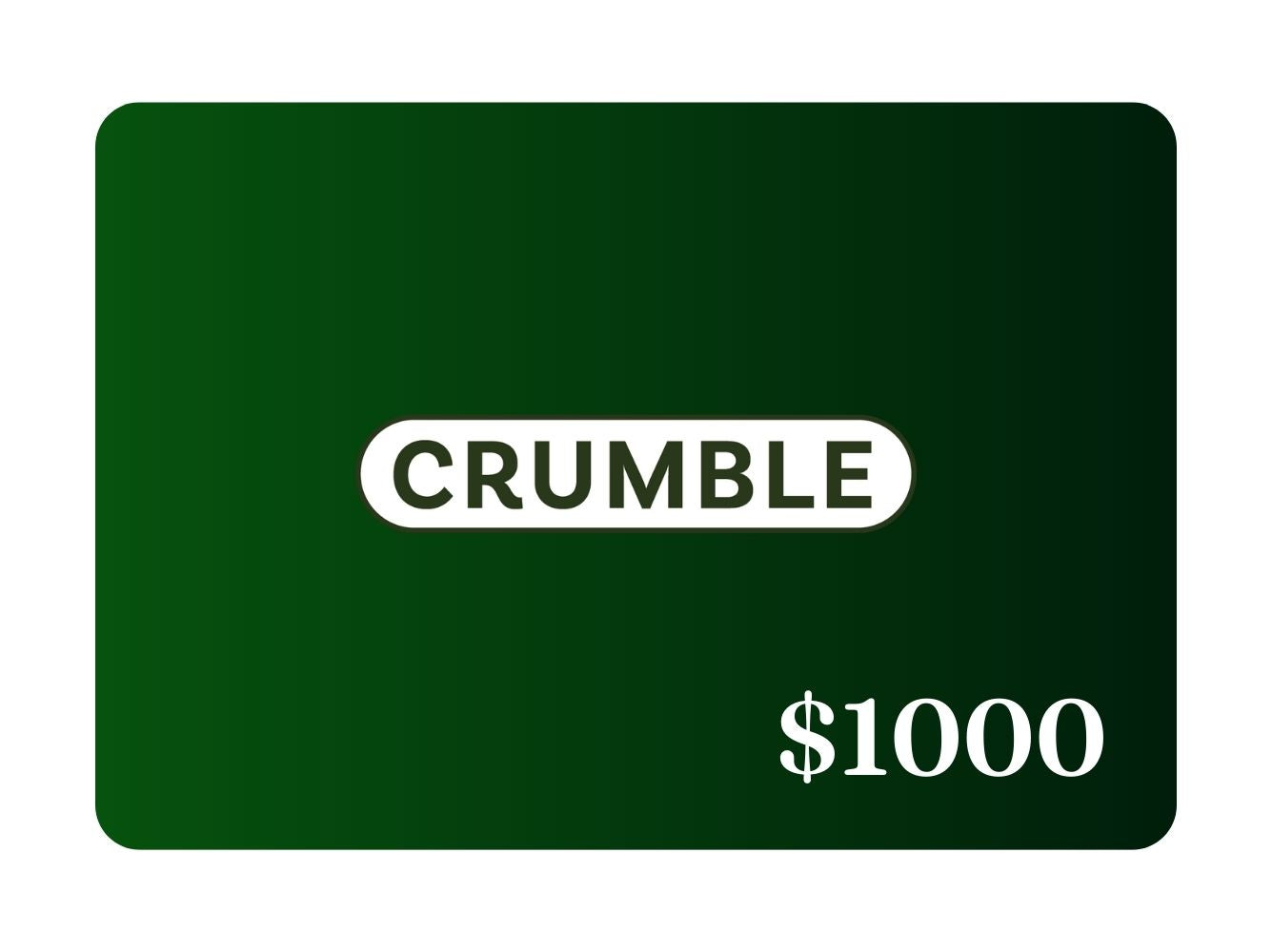 Crumble Gift Cards