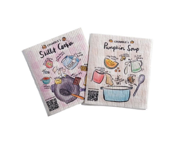 Biodegradable Kitchen Towels 2pc