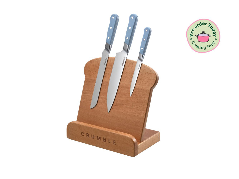 Wood Knife Block and Chopping Board