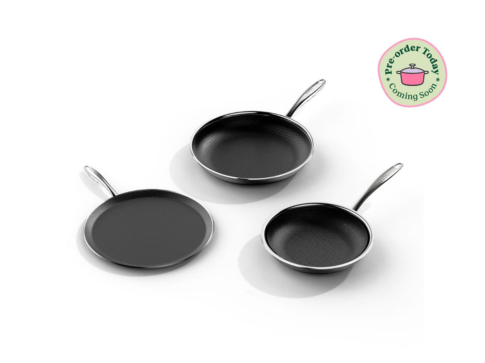 Hybrid Stainless Steel Flip & Fry Set