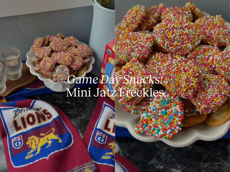 Game Day Snacks: Mini Jatz Freckles