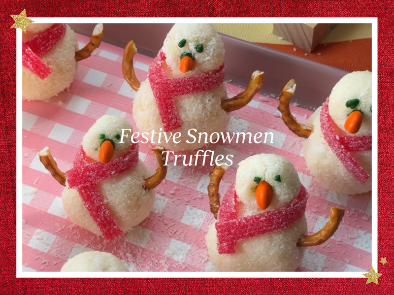 Snowmen Truffles: Festive Fun with the Crumble Essential Baking Set