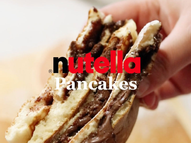 Nutella Stuffed Pancakes
