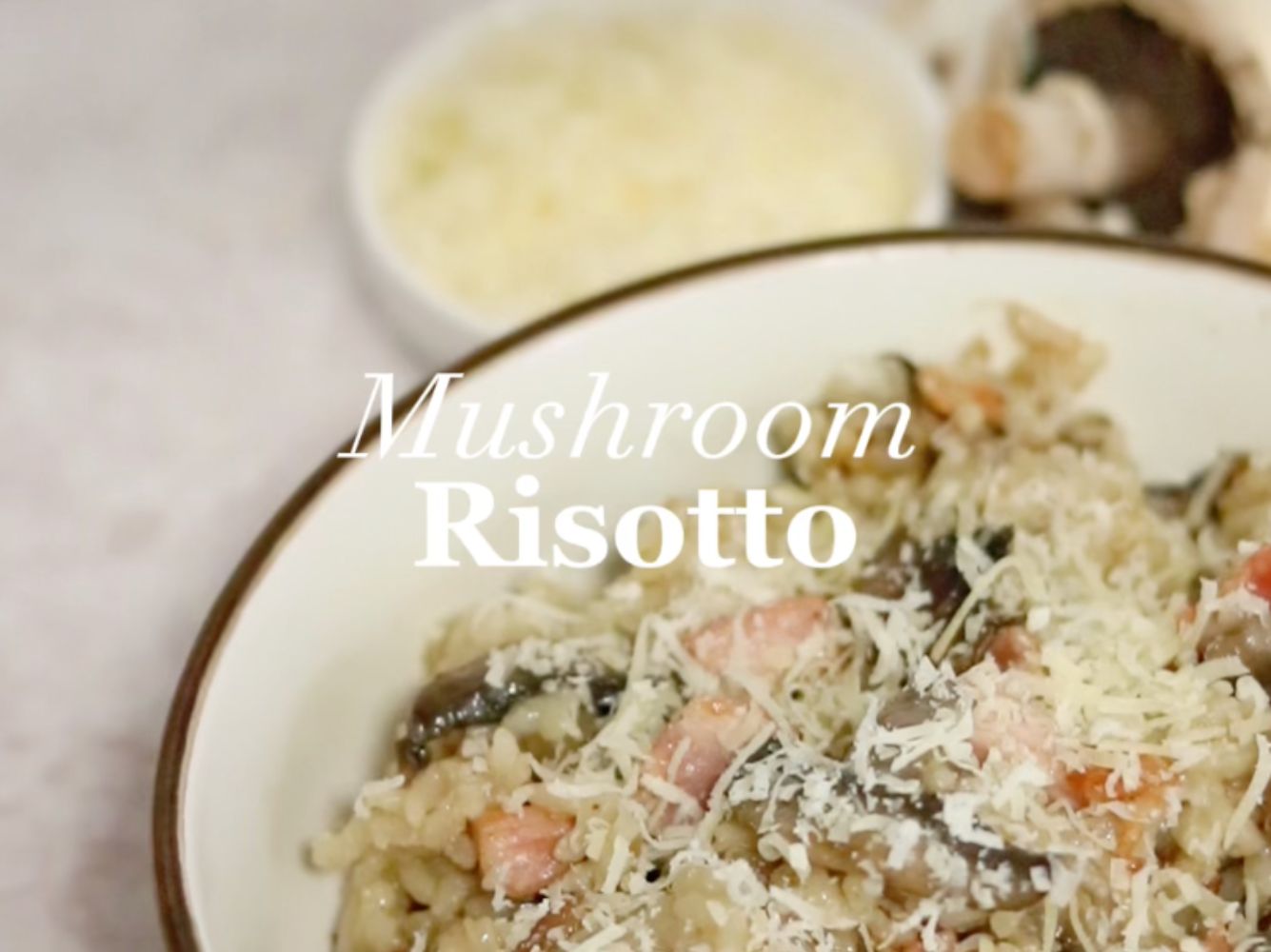 Bacon & Mushroom Risotto