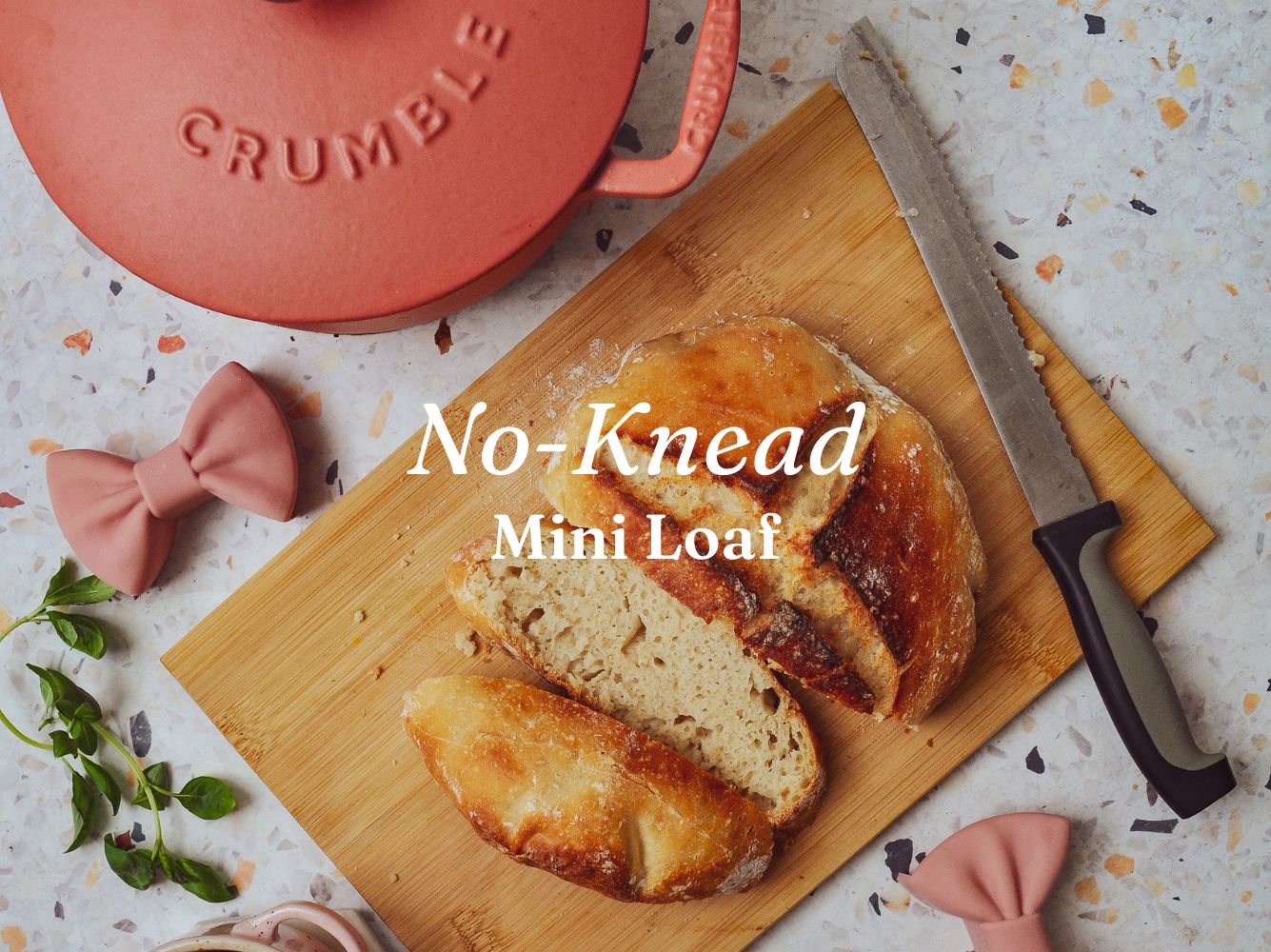 Mini No-Knead Dutch Oven Loaf