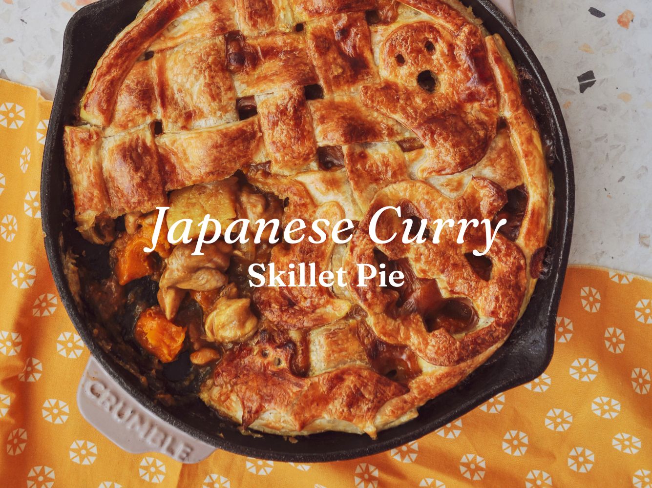 Japanese Curry Skillet Pie