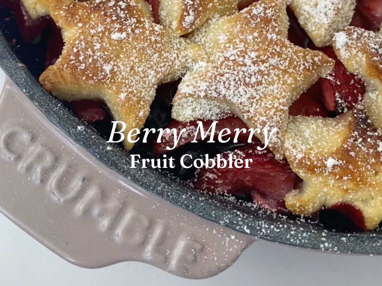 A Berry Merry Cobbler