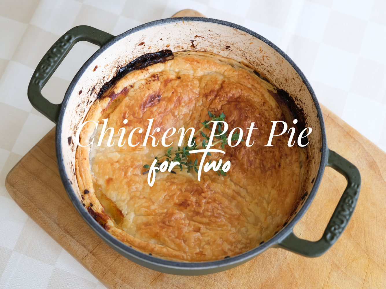 Chicken Pot Pie for Two