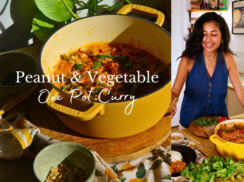 Dutch Oven Peanut & Vegetable Curry Recipe