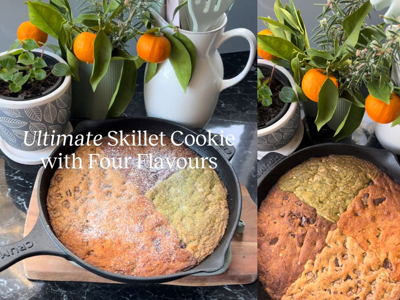 Skillet Cookie Four Ways - One Pan, Four Flavours, Endless Joy
