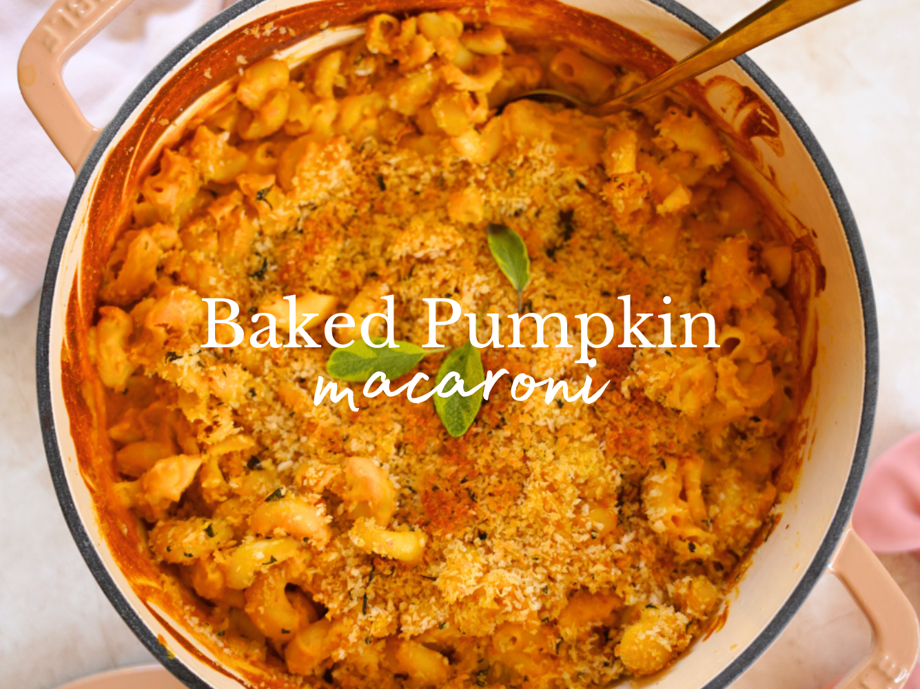 Plant-Based Baked Pumpkin Macaroni