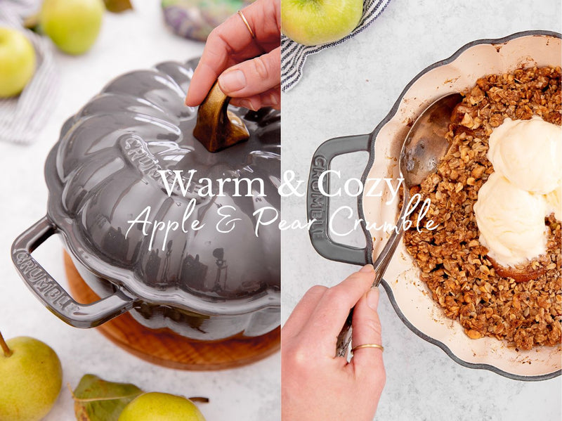 Warm & Cozy Apple and Pear Crumble