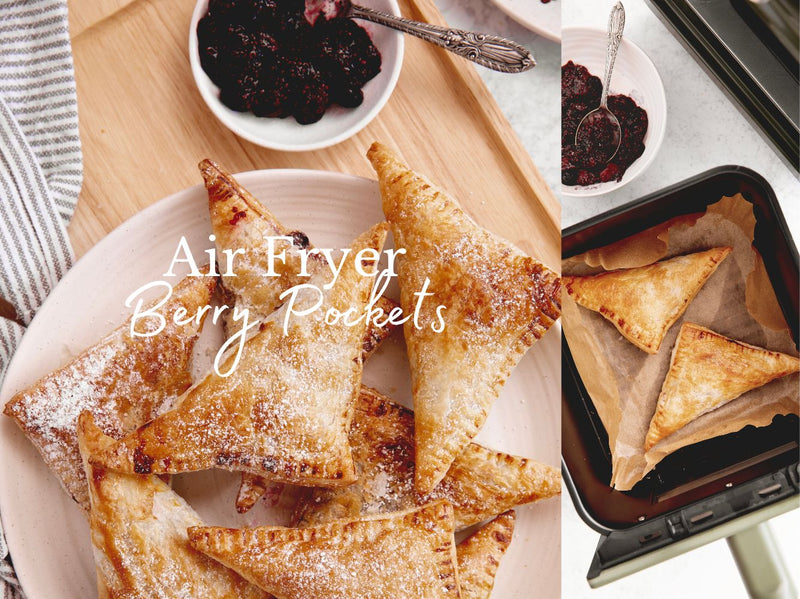 Air Fryer Berry Pastry Pockets