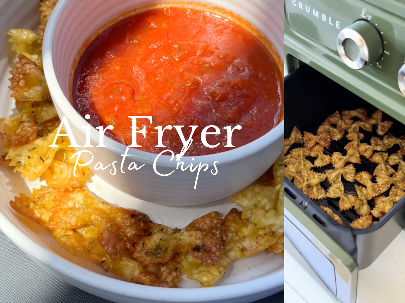 Air Fryer Pasta Chips