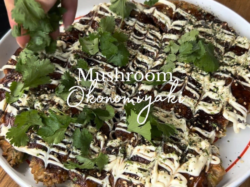 Your new favourite Friday night dinner: Mushroom Okonomiyaki