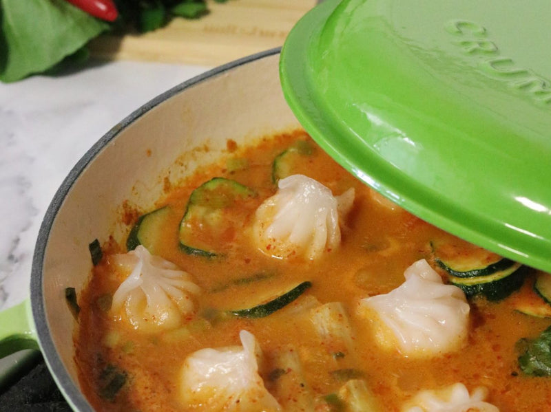 Red Curry Dumpling Soup