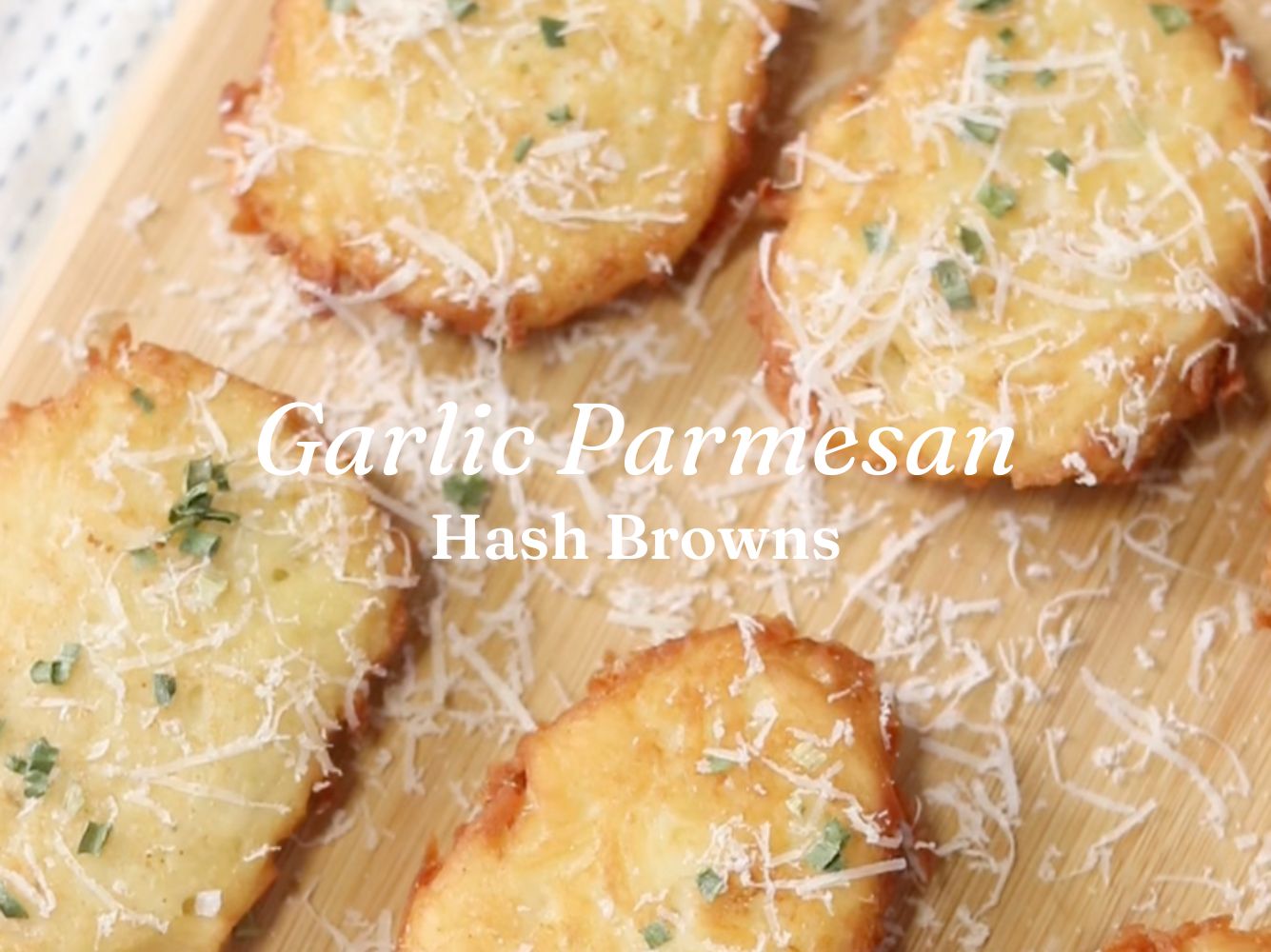 Healthy Garlic Parmesan Hash Brown Recipe | Crumble Cookware