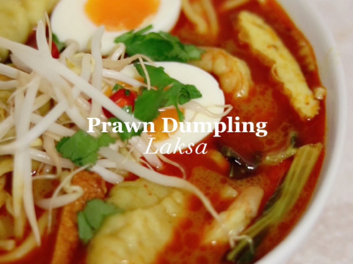 Laksa Dumpling Soup