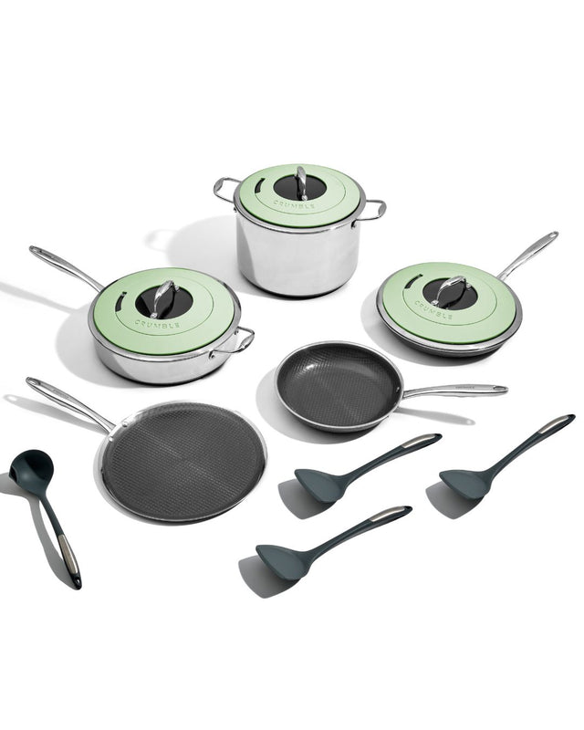 Hybrid Non-Stick Family Set (12-Piece)