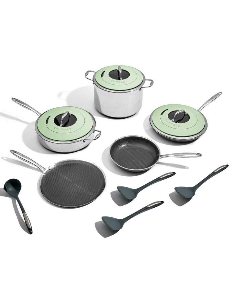 Hybrid Non-Stick Family Set (12-Piece)