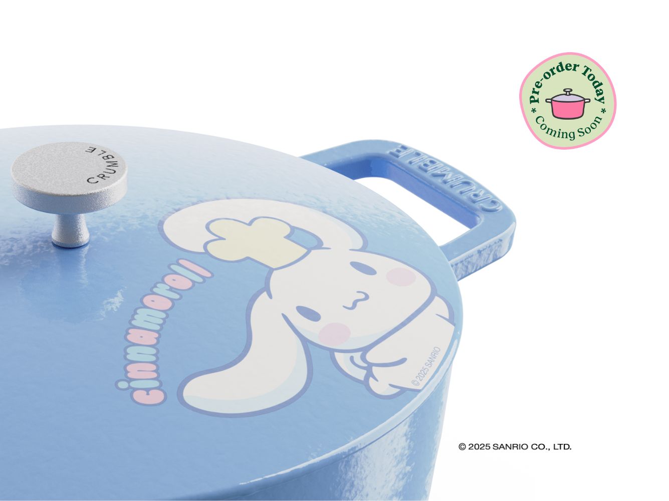 Limited Edition Cinnamoroll 20cm Baby Dutch Oven | Crumble Cookware