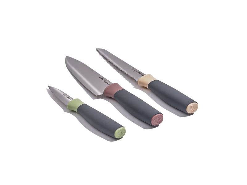3pc Easy Knife Set