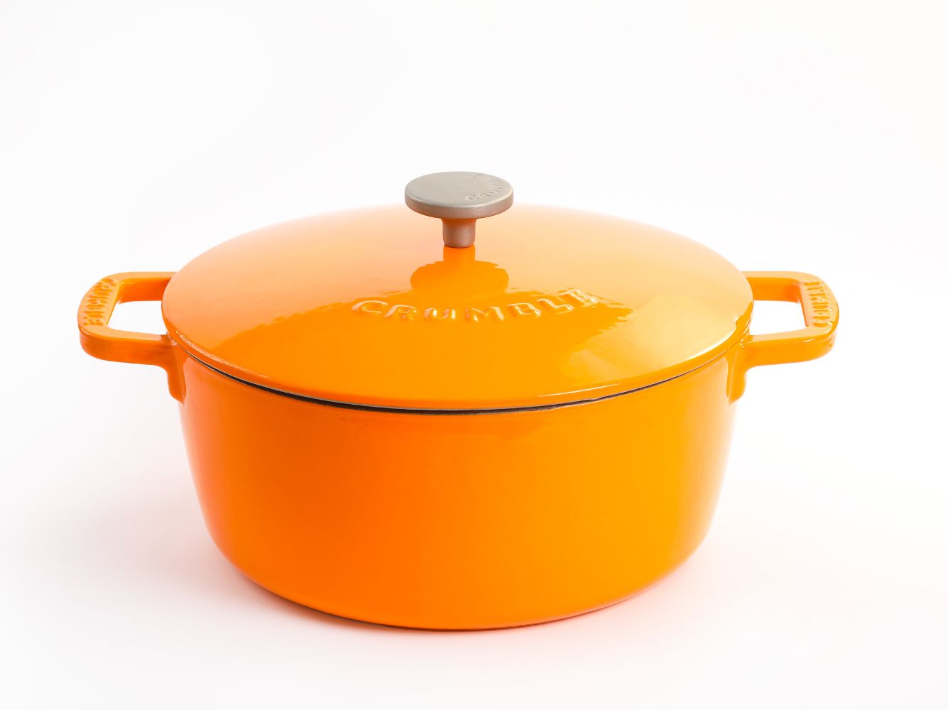 Classic Round Dutch Oven - Orange Gloss