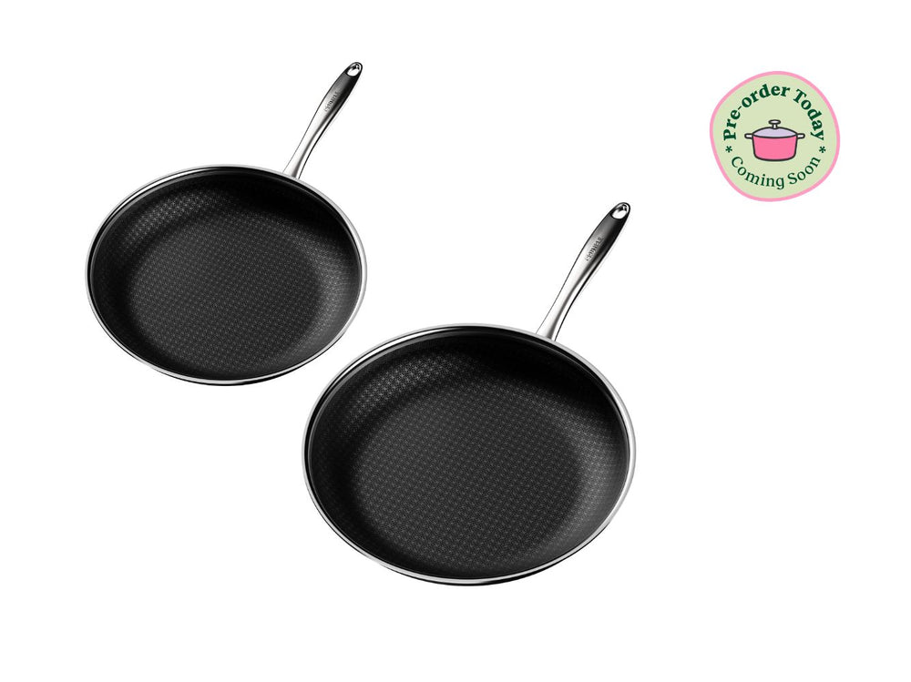 Hybrid Stainless Steel Frypan Set