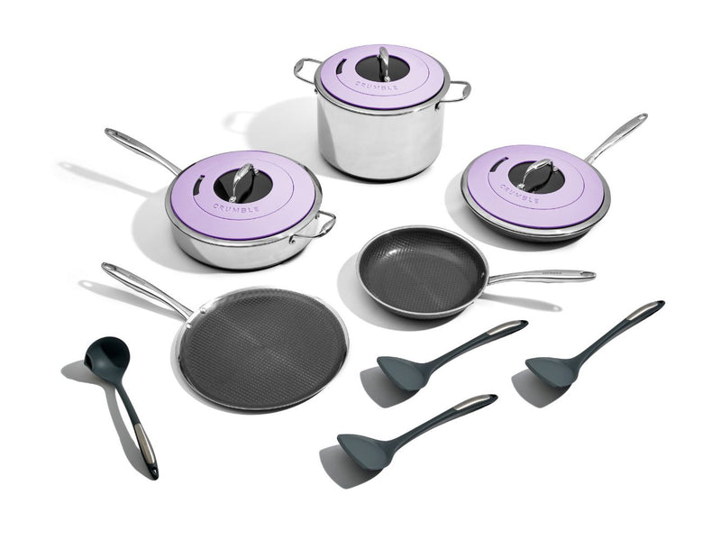 Hybrid Non-Stick Family Set (12-Piece)