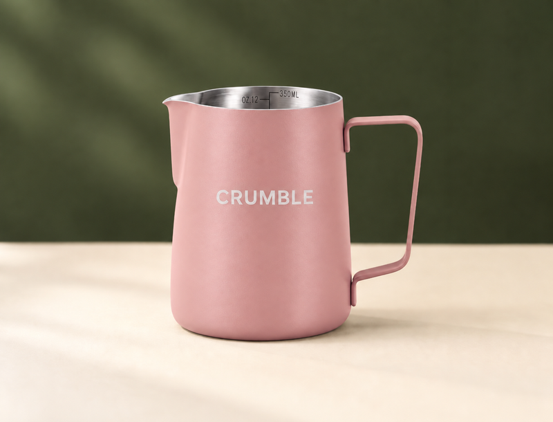 350ml Stainless Steel Milk Pitcher - Pink