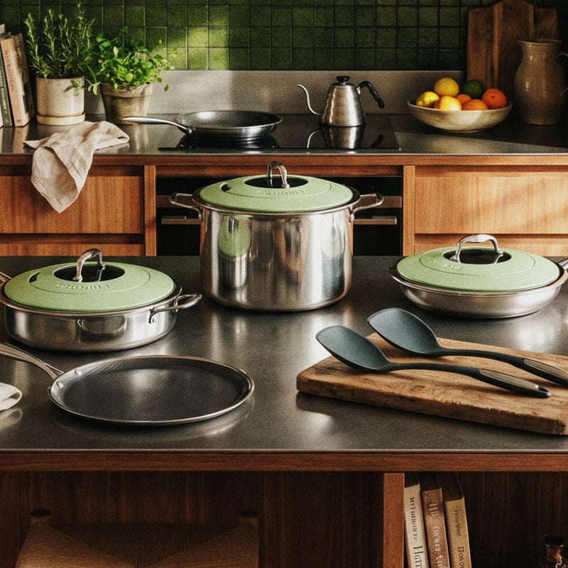 Hybrid Non-Stick Family Set (12-Piece)