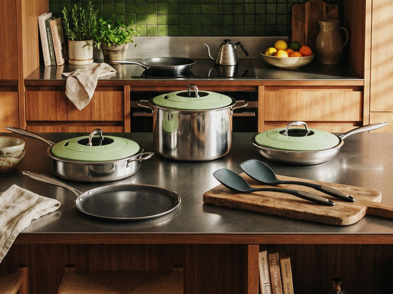 Hybrid Non-Stick Family Set (12-Piece)