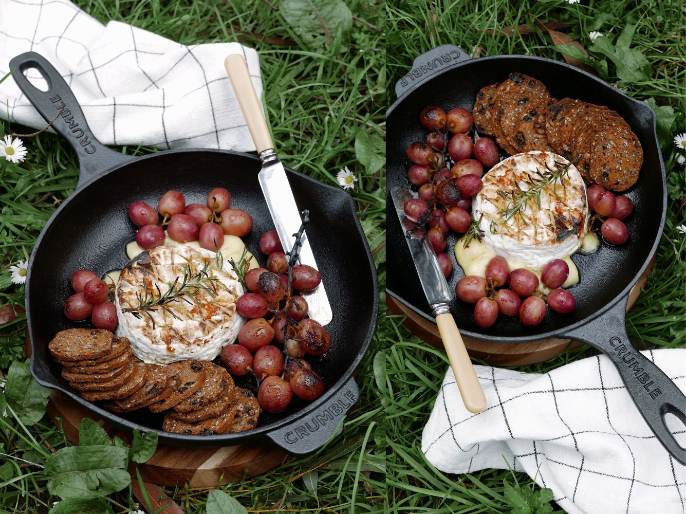 Pre-Seasoned Cast Iron Skillet - 26cm