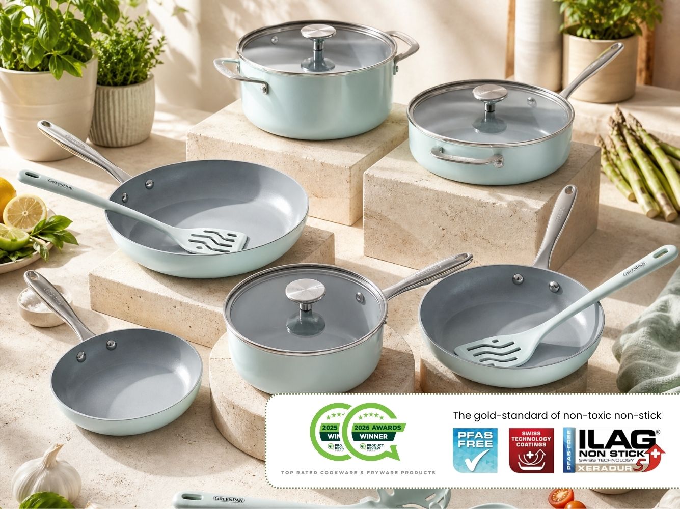 Crumble Ultimate Ceramic cookware set