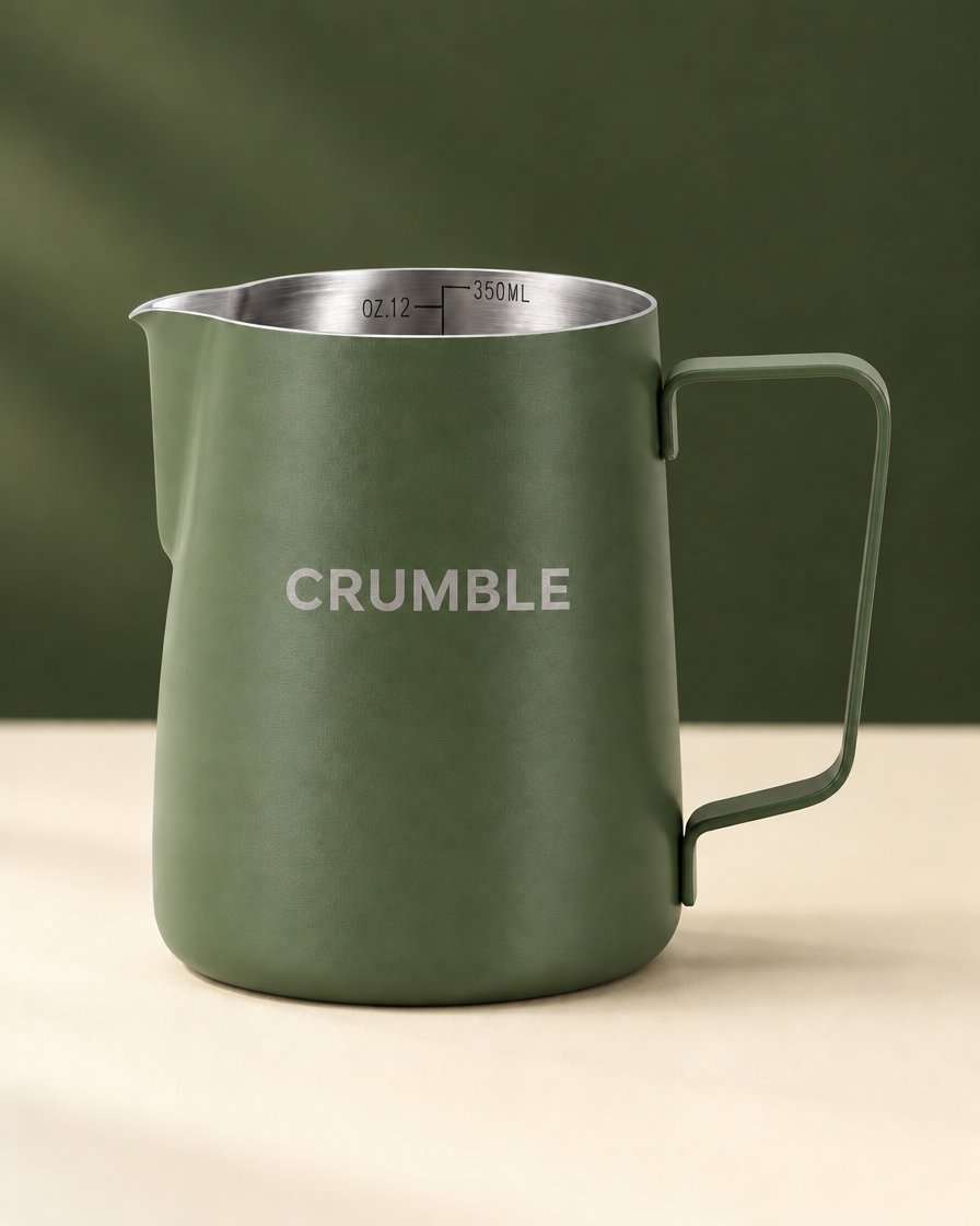 350ml Stainless Steel Milk Pitcher - Green