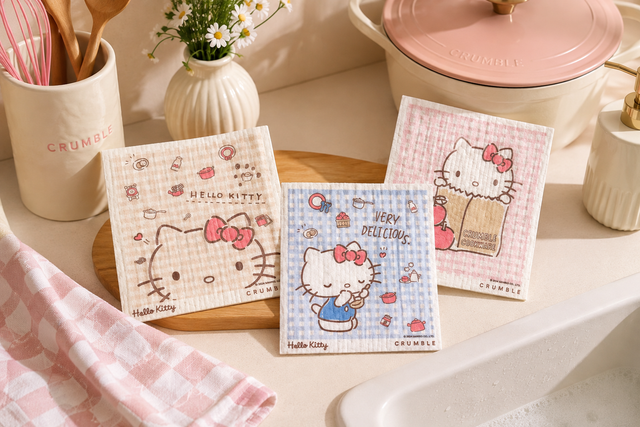Hello Kitty Eco Dishcloth