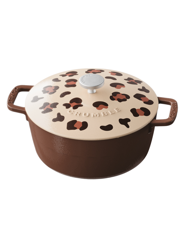 Classic Round Dutch Oven Leopard Edition