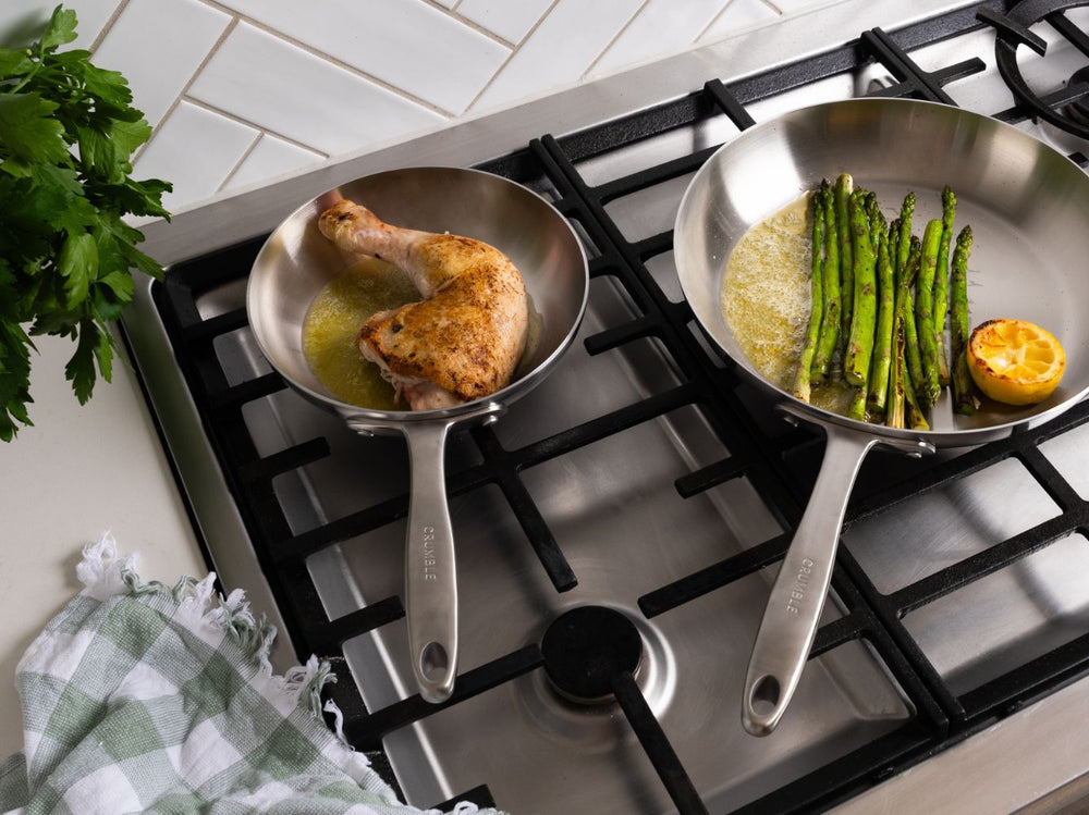 Duo Fry Stainless Steel Set