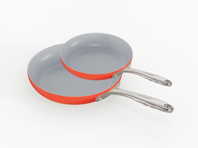 Duo Fry Non-Stick Set - Roman Red