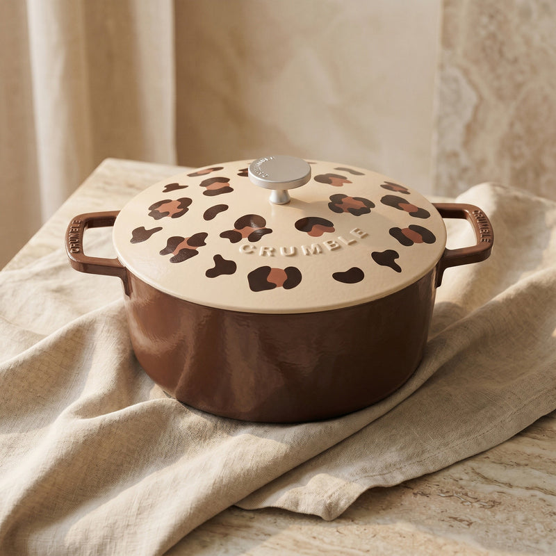 Classic Round Dutch Oven Leopard Edition 26cm