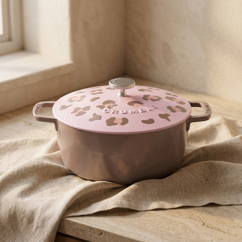 Classic Round Dutch Oven Leopard Edition 26cm