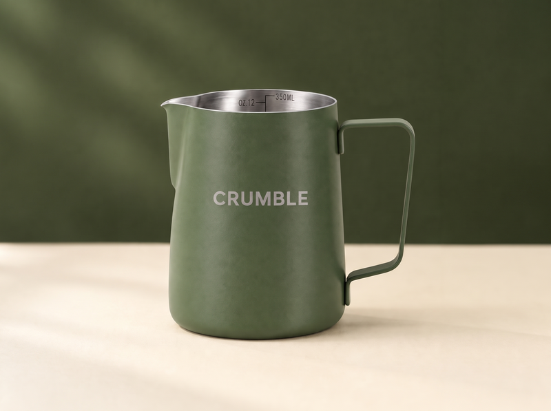 350ml Stainless Steel Milk Pitcher - Green