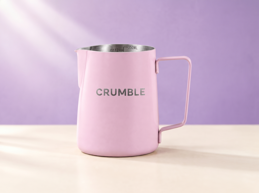 350ml Stainless Steel Milk Pitcher - Pink