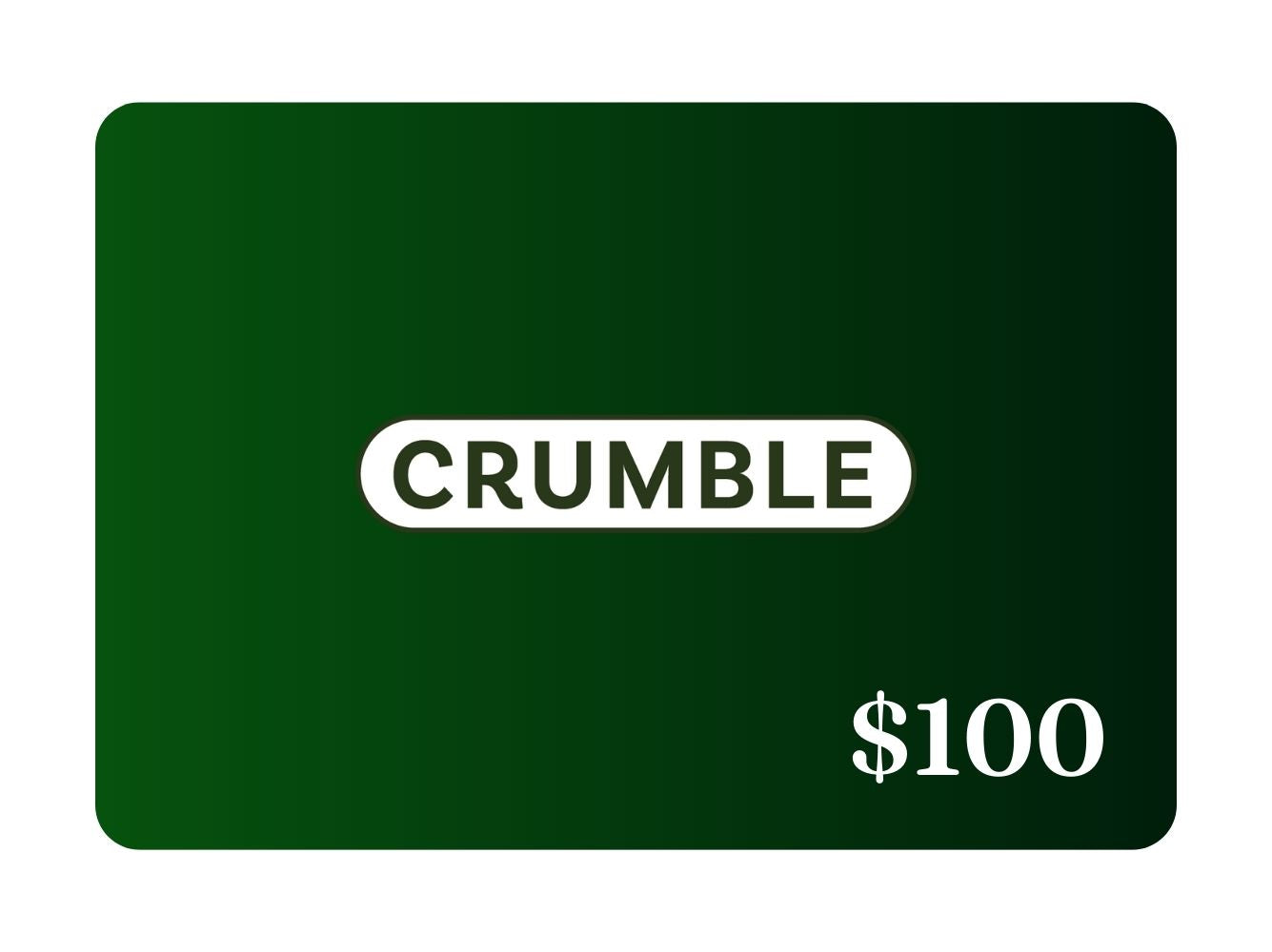 Crumble Gift Cards